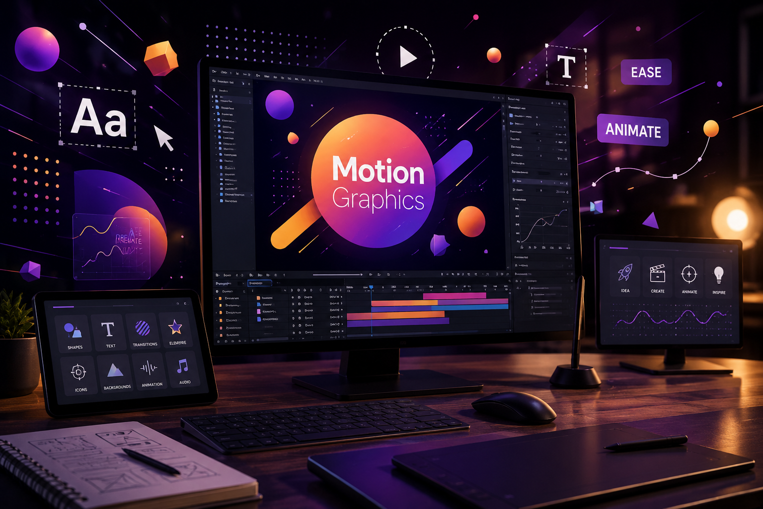 Motion Graphics render frame preview