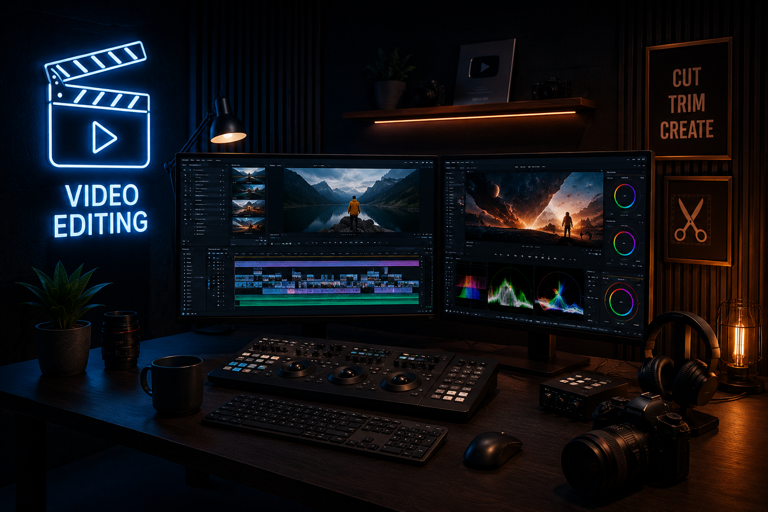 Imagine Technomedia Video Editing Console Workspace